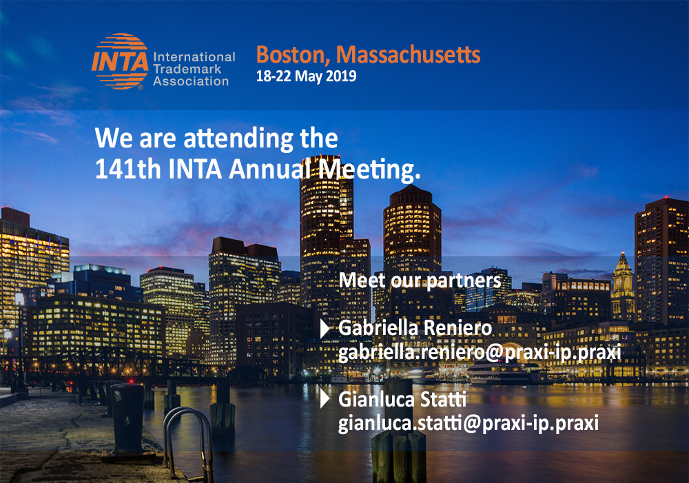 PRAXI Intellectual Property will attend INTA 2019